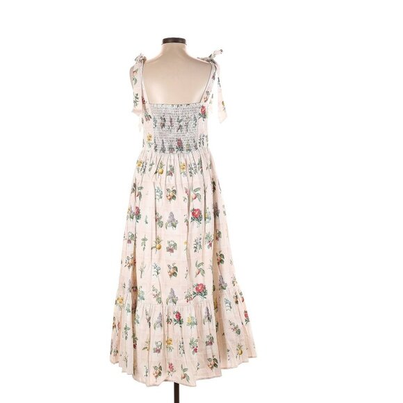 Mome Brand Evanjelina & Co Julia Ashley East Tie Shoulder Dress Herbarium Small - Picture 2 of 4